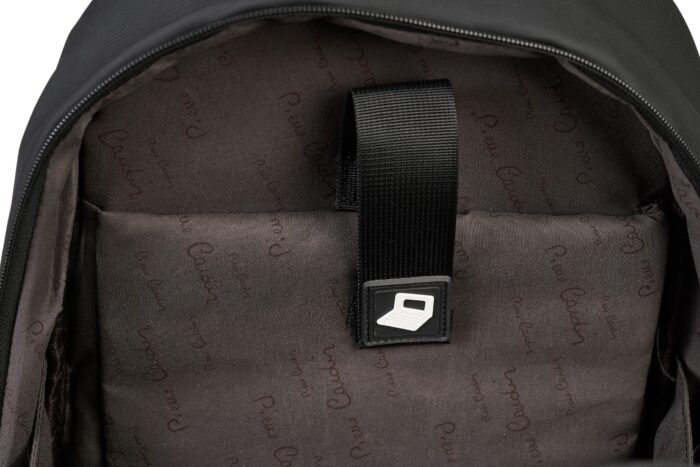 P.Cardin multi-pocket fabric Men's backpack with USB socket - ALAN05 4452 - Image 10