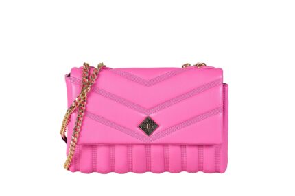P.CARDIN QUILTED ECO-LEATHER SHOULDER BAG - JULY12 2005