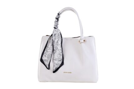 BAG WITH SCARF - HAND BAG WITH SHOULDER STRAP IN ECO-LEATHER PIERRE CARDIN - MS165 23842