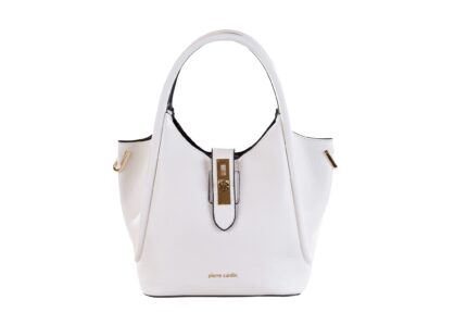 PIERRE CARDIN ECO-LEATHER HANDBAG WITH SHOULDER STRAP - MS167 23638