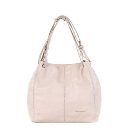 PIERRE CARDIN ECO-LEATHER SHOULDER BAG WITH SHOULDER STRAP - LONG19 8111