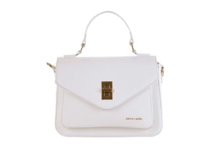 PIERRE CARDIN ECO-LEATHER HANDBAG WITH SHOULDER STRAP - MS157 23461