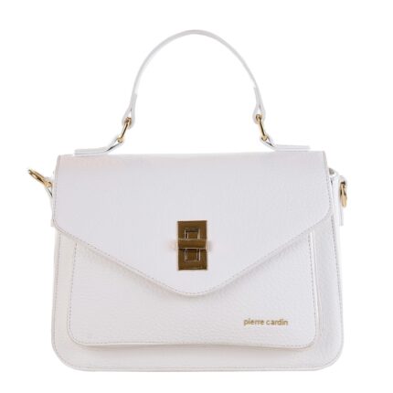 PIERRE CARDIN ECO-LEATHER HANDBAG WITH SHOULDER STRAP - MS157 23461