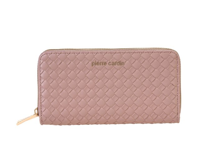 PIERRE CARDIN DOUBLE ZIP QUILTED ECO-LEATHER PURSE - WX15 8828 - Image 5