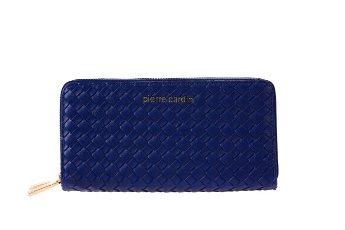 PIERRE CARDIN DOUBLE ZIP QUILTED ECO-LEATHER PURSE - WX15 8828 - Image 6