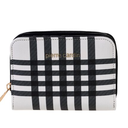 PIERRE CARDIN ECO-LEATHER ZIP-UP PURSE - WX16 2116
