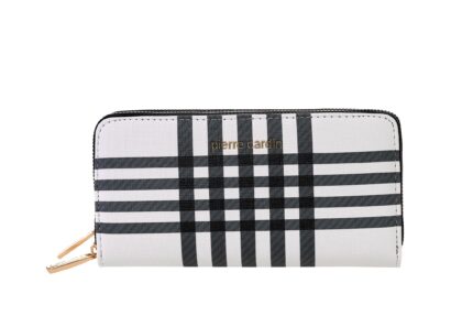 PIERRE CARDIN ECO-LEATHER ZIP-UP PURSE - WX16 8822