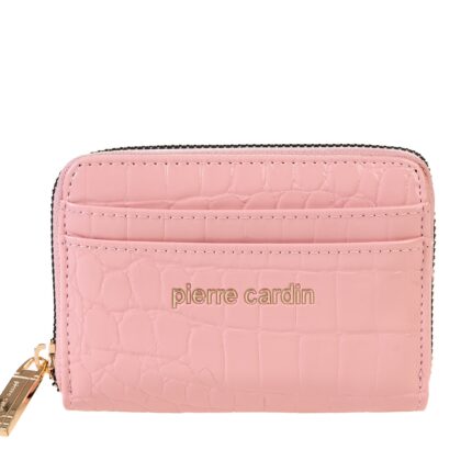 PIERRE CARDIN ECO-LEATHER ZIP-UP PURSE - WX20 2110