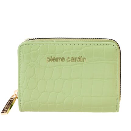 PIERRE CARDIN ECO-LEATHER ZIP-UP PURSE - WX20 2111