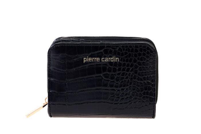 PIERRE CARDIN ECO-LEATHER ZIP-UP PURSE - WX13 2116 - Image 4
