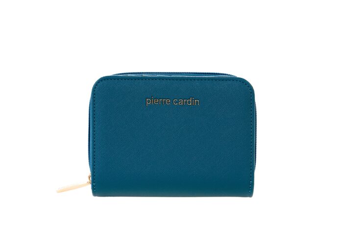 PIERRE CARDIN ECO-LEATHER ZIP-UP PURSE - WX14 2116 - Image 1