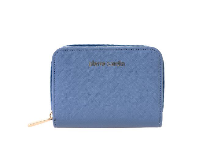 PIERRE CARDIN ECO-LEATHER ZIP-UP PURSE - WX14 2116 - Image 3