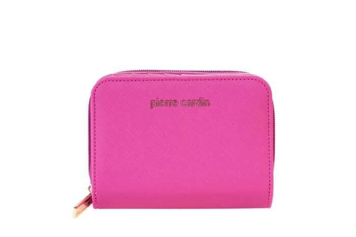 PIERRE CARDIN ECO-LEATHER ZIP-UP PURSE - WX14 2116 - Image 4