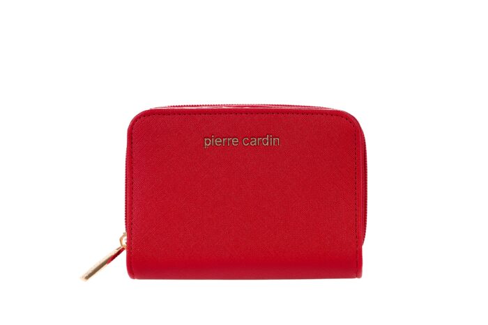 PIERRE CARDIN ECO-LEATHER ZIP-UP PURSE - WX14 2116 - Image 6