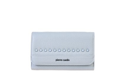 PIERRE CARDIN ECO-LEATHER BUTTON CLOSURE PURSE - LADY77 1695