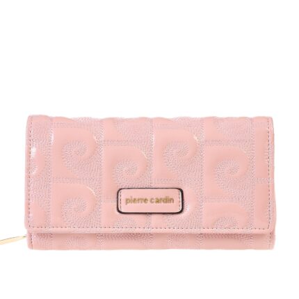 PIERRE CARDIN ECO-LEATHER BUTTON CLOSURE PURSE - LADY75 1720