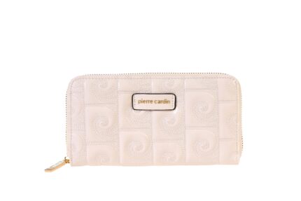 PIERRE CARDIN ECO-LEATHER ZIP-UP PURSE - LADY75 1200