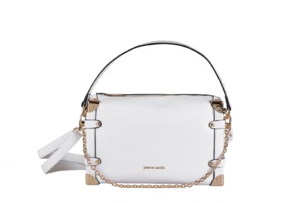 PIERRE CARDIN ECO-LEATHER SHOULDER BAG WITH SHOULDER STRAP - GN47 9089