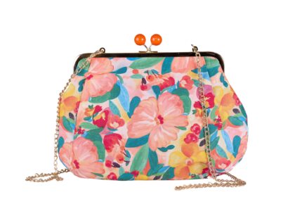 PIERRE CARDIN HANDBAG WITH SHOULDER STRAP AND CLIP CLOSURE - GN45 1243