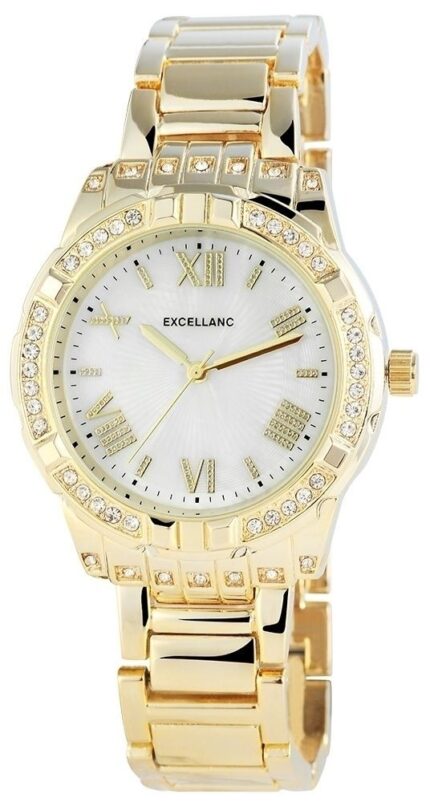 Excellanc Damenuhr mit Metallarmband