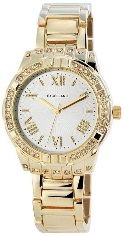 Excellanc Damenuhr mit Metallarmband