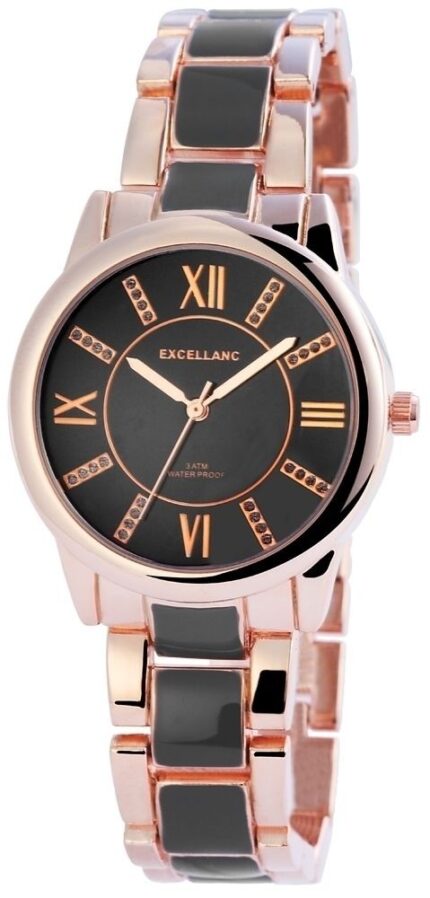 Excellanc Damenuhr mit Metallarmband