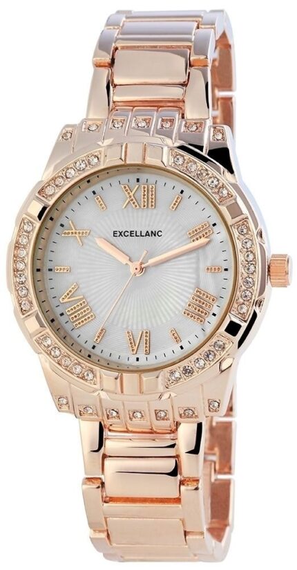 Excellanc Damenuhr mit Metallarmband