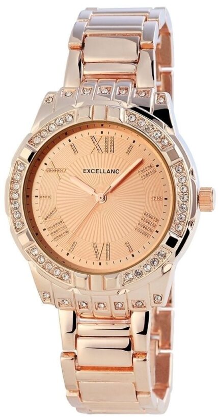 Excellanc Damenuhr mit Metallarmband