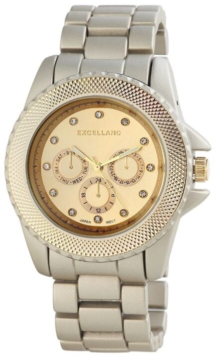 Excellanc Damenuhr mit Metallarmband