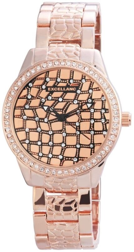 Excellanc Damenuhr mit Metallarmband