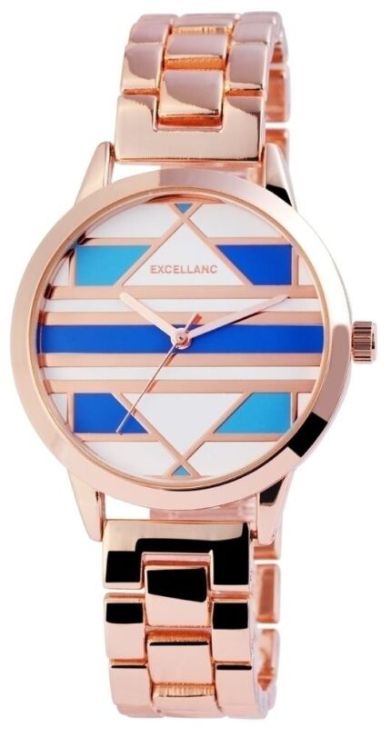 Excellanc Damenuhr mit Metallarmband