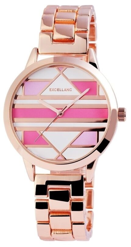 Excellanc Damenuhr mit Metallarmband