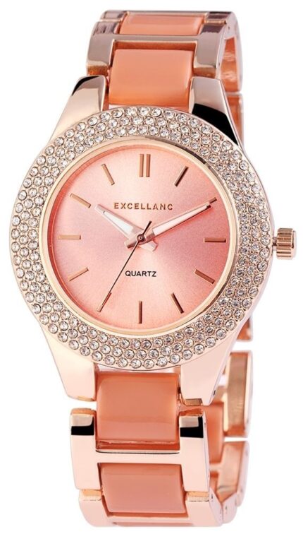 Excellanc Damenuhr mit Metallarmband