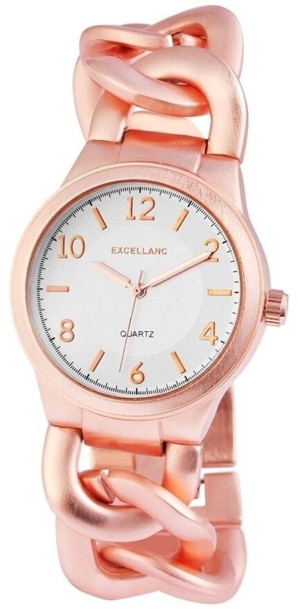 Excellanc Damenuhr mit Metallkettenarmband