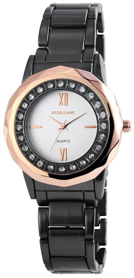 Excellanc Damenuhr mit Metallarmband