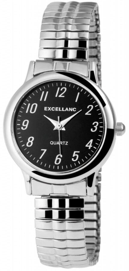 Excellanc Damenuhr mit Edelstahlzugarmband, Ø 28 mm