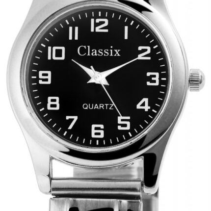 Clasixx Damenuhr mit Edelstahlzugarmband, Ø 28 mm