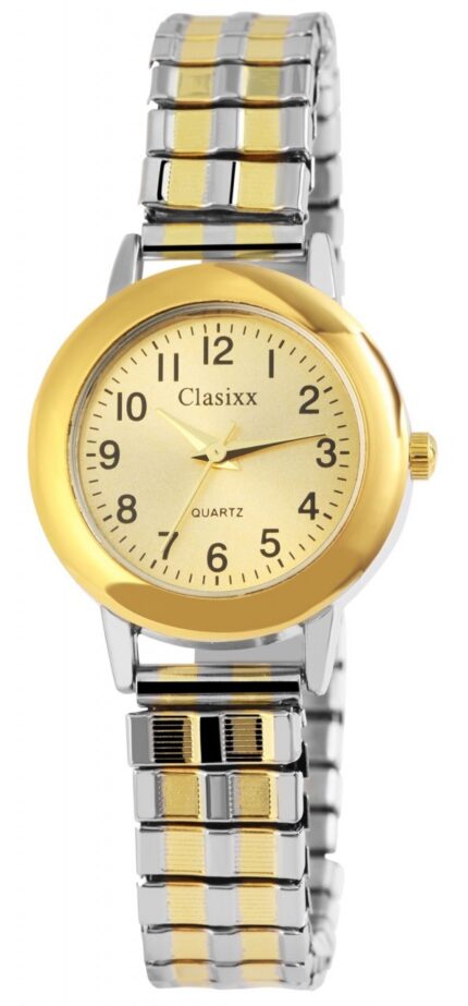 CLASIXX Damenuhr mit Edelstahlzugband, Ø 28 mm