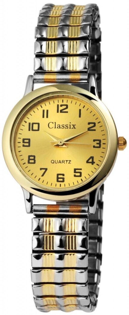 CLASIXX Damenuhr mit Edelstahlzugband, Ø 28 mm