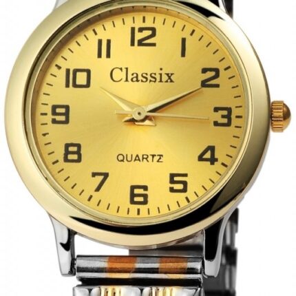 CLASIXX Damenuhr mit Edelstahlzugband, Ø 28 mm