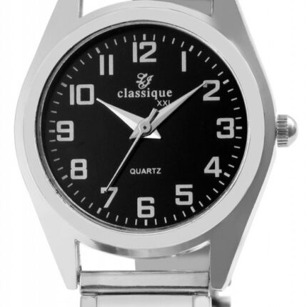 Classique Damenuhr mit XXL Edelstahlzugarmband, Ø 28 mm