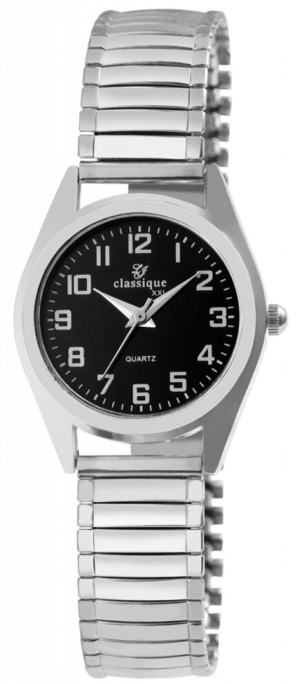 Classique Damenuhr mit XXL Edelstahlzugarmband, Ø 28 mm