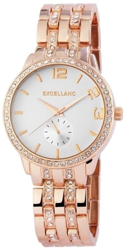 Excellanc Damenuhr mit Metallarmband