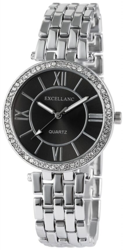 Excellanc Damenuhr mit Metallarmband