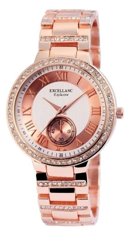 Excellanc Damenuhr mit Metallarmband