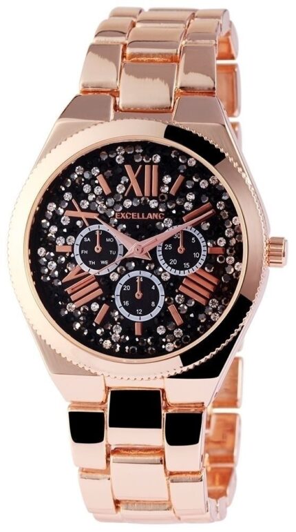 Excellanc Damenuhr mit Metallarmband