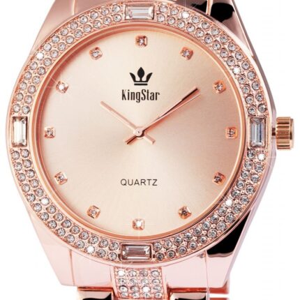 King Star Herrenuhr mit Metallarmband