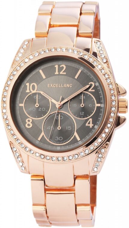 Excellanc Damenuhr mit Metallarmband