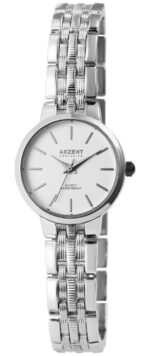 Akzent Exclusive Damenarmbanduhr mit Metallband