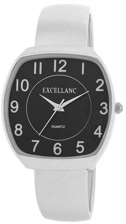 Excellanc Spangenuhr, eckiges Gehäuse mit Metallarmband